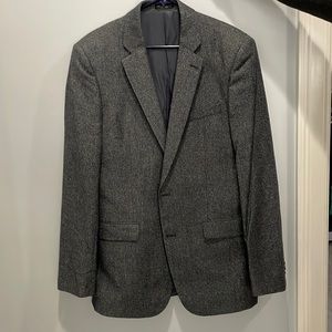 John Varvatos 42 L Gray/Black Bazer